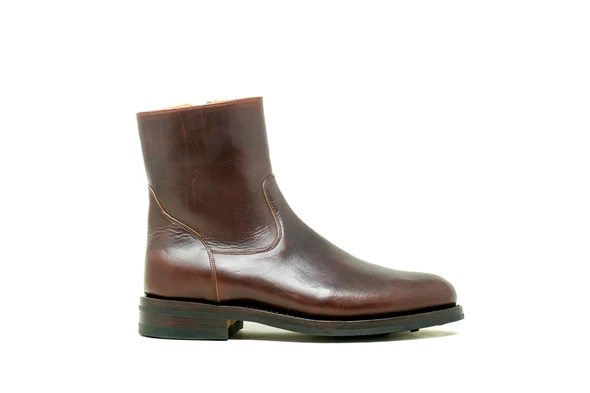 Zip Boot Dark Brown